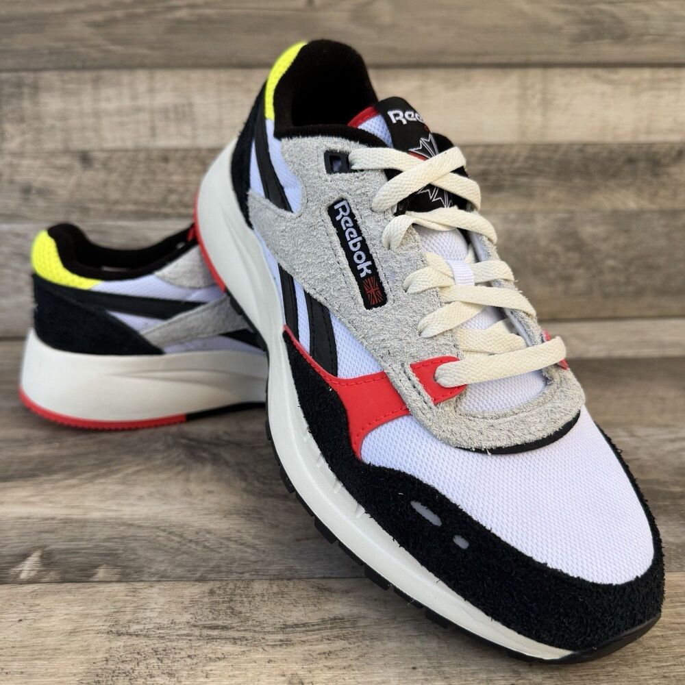 REEBOK UNISEX CLASSIC LEATHER 2400 SNEAKER - SIZE MEN 8.5 WOMEN 10 MULTI.COLORS